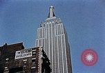 Standbild berühmte Sehenswürdigkeiten New York City USA, 1942, aus Sekunde 56 historischem Filmmaterial Videoclip 65675050316