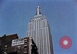 Standbild berühmte Sehenswürdigkeiten New York City USA, 1942, aus Sekunde 57 historischem Filmmaterial Videoclip 65675050316