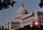 Image of U.S. Capitol building 1940s Washington DC USA, 1942, second 5 stock footage video 65675050317