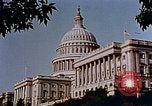Image of U.S. Capitol building 1940s Washington DC USA, 1942, second 6 stock footage video 65675050317