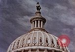 Image of U.S. Capitol building 1940s Washington DC USA, 1942, second 12 stock footage video 65675050317