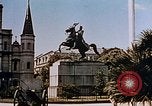 Image of French Quarter and Jackson Square New Orleans Louisiana USA, 1942, second 8 stock footage video 65675050321