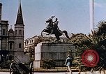 Image of French Quarter and Jackson Square New Orleans Louisiana USA, 1942, second 9 stock footage video 65675050321
