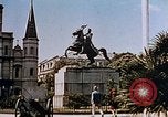 Image of French Quarter and Jackson Square New Orleans Louisiana USA, 1942, second 10 stock footage video 65675050321