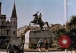 Image of French Quarter and Jackson Square New Orleans Louisiana USA, 1942, second 11 stock footage video 65675050321