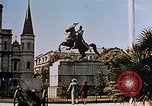 Image of French Quarter and Jackson Square New Orleans Louisiana USA, 1942, second 12 stock footage video 65675050321