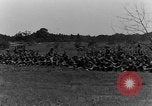 Image of American troops sitting in clearing Maryland United States USA, 1925, second 14 stock footage video 65675050336