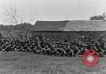 Image of American troops sitting in clearing Maryland United States USA, 1925, second 20 stock footage video 65675050336