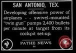 Standbild Twin 0 30 Maschinengewehre San Antonio Texas USA, 1922, aus Sekunde 3 historischem Filmmaterial Videoclip 65675050347