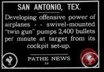 Standbild Twin 0 30 Maschinengewehre San Antonio Texas USA, 1922, aus Sekunde 4 historischem Filmmaterial Videoclip 65675050347