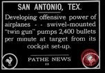 Standbild Twin 0 30 Maschinengewehre San Antonio Texas USA, 1922, aus Sekunde 5 historischem Filmmaterial Videoclip 65675050347