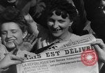 Image of liberation of Paris Paris France, 1944, second 25 stock footage video 65675050364