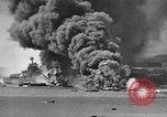 Image of Japanese attack on Pearl Harbor Hawaii USA, 1941, second 33 stock footage video 65675050369