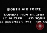 Image of American 8th Air Force Germany, 1944, second 11 stock footage video 65675050373