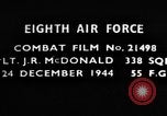 Image of Lieutenant J R McDonald Germany, 1944, second 1 stock footage video 65675050374