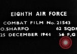Image of American 8th Air Force Germany, 1944, second 38 stock footage video 65675050376