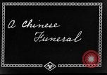 Image of funeral procession China, 1938, second 4 stock footage video 65675050392