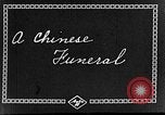 Image of funeral procession China, 1938, second 6 stock footage video 65675050392