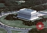 Image of Lincoln Memorial Washington DC USA, 1954, second 39 stock footage video 65675050413