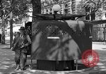 Image of street urinal Paris France, 1956, second 4 stock footage video 65675050418
