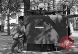 Image of street urinal Paris France, 1956, second 5 stock footage video 65675050418