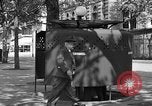 Image of street urinal Paris France, 1956, second 6 stock footage video 65675050418