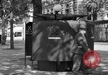 Image of street urinal Paris France, 1956, second 7 stock footage video 65675050418