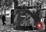 Image of street urinal Paris France, 1956, second 8 stock footage video 65675050418