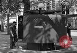 Image of street urinal Paris France, 1956, second 12 stock footage video 65675050418