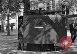 Image of street urinal Paris France, 1956, second 13 stock footage video 65675050418