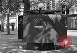Image of street urinal Paris France, 1956, second 14 stock footage video 65675050418