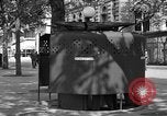 Image of street urinal Paris France, 1956, second 16 stock footage video 65675050418