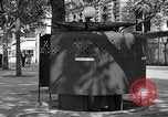 Image of street urinal Paris France, 1956, second 20 stock footage video 65675050418