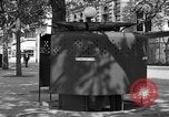 Image of street urinal Paris France, 1956, second 21 stock footage video 65675050418