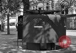 Image of street urinal Paris France, 1956, second 25 stock footage video 65675050418
