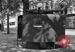 Image of street urinal Paris France, 1956, second 27 stock footage video 65675050418