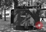Image of street urinal Paris France, 1956, second 28 stock footage video 65675050418
