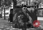 Image of street urinal Paris France, 1956, second 31 stock footage video 65675050418
