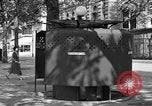 Image of street urinal Paris France, 1956, second 32 stock footage video 65675050418