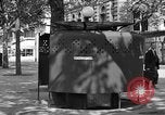 Image of street urinal Paris France, 1956, second 34 stock footage video 65675050418
