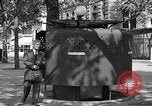 Image of street urinal Paris France, 1956, second 36 stock footage video 65675050418