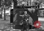 Image of street urinal Paris France, 1956, second 38 stock footage video 65675050418