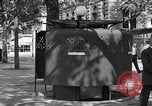 Image of street urinal Paris France, 1956, second 40 stock footage video 65675050418