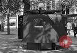 Image of street urinal Paris France, 1956, second 41 stock footage video 65675050418