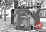 Image of street urinal Paris France, 1956, second 42 stock footage video 65675050418