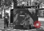 Image of street urinal Paris France, 1956, second 43 stock footage video 65675050418