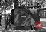 Image of street urinal Paris France, 1956, second 44 stock footage video 65675050418