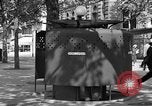 Image of street urinal Paris France, 1956, second 47 stock footage video 65675050418
