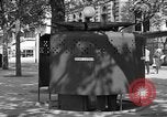 Image of street urinal Paris France, 1956, second 48 stock footage video 65675050418