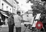 Image of painter Paris France, 1956, second 5 stock footage video 65675050420
